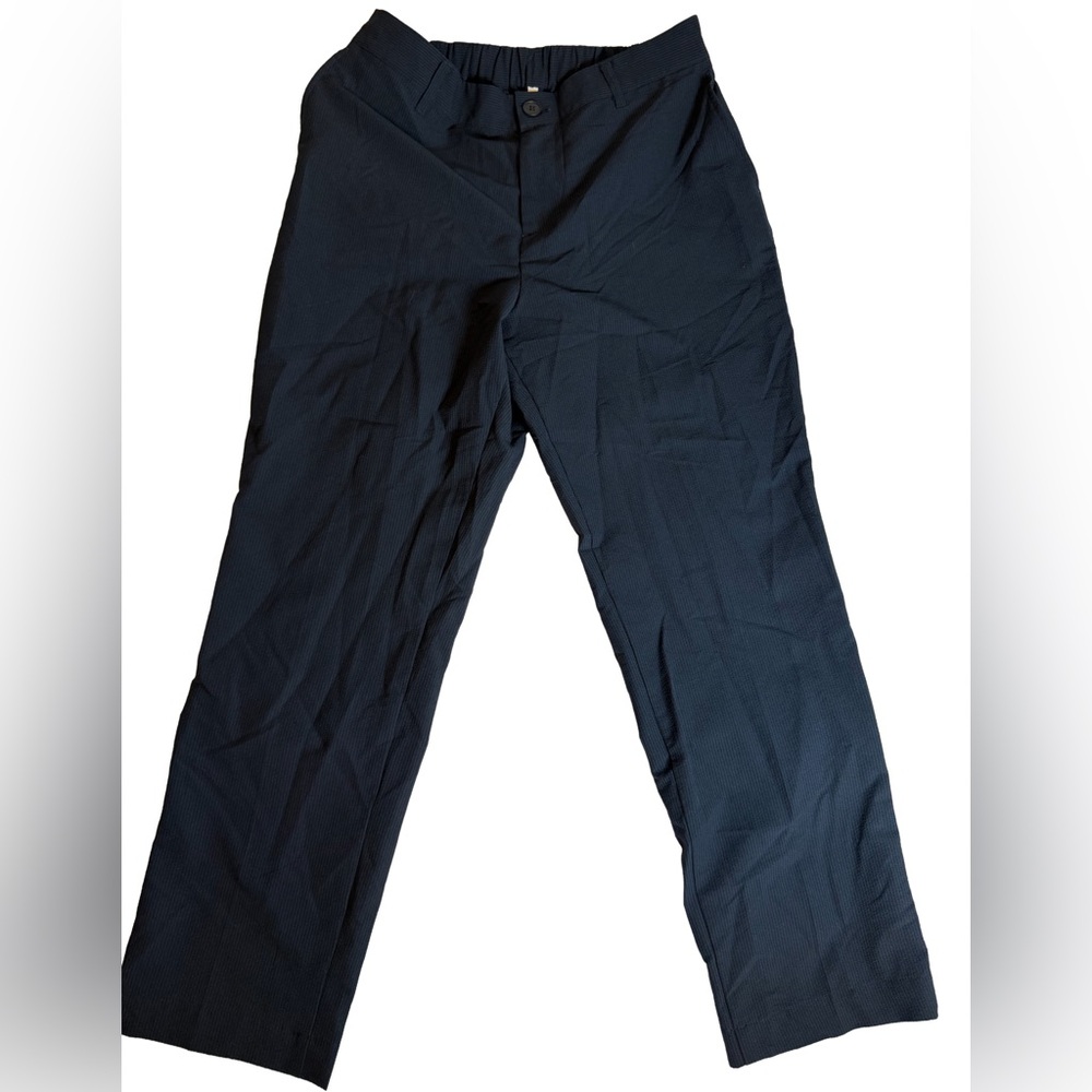 Elegant Midnight Blue Women's Trousers